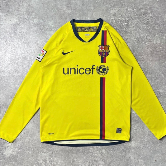 【正規品2008-2009 NIKE Barcelona away L/S BOJAN #11】