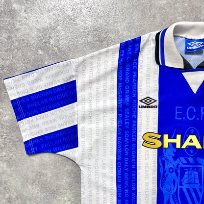 【正規品1994-1996 UMBRO Manchester United away BECKHAM #24】