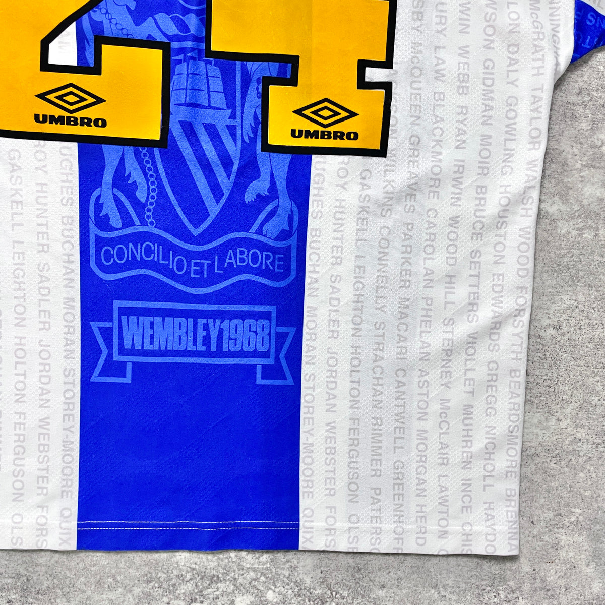 【正規品1994-1996 UMBRO Manchester United away BECKHAM #24】
