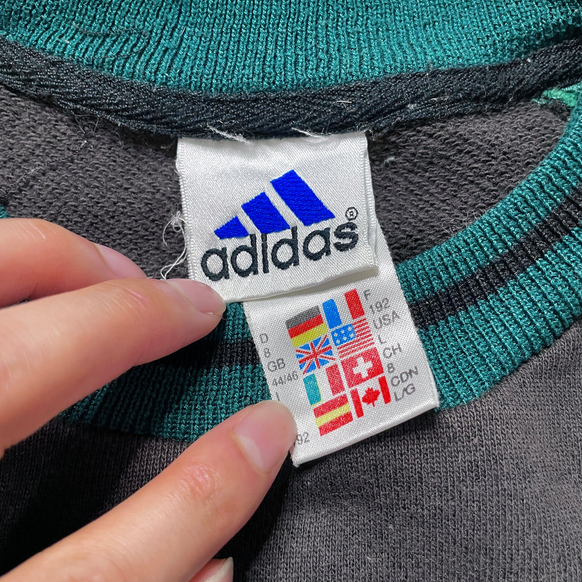 【正規品1997-1998 adidas Newcastle United Sweat shirt】