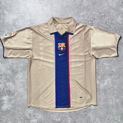 【正規品2001-2002 NIKE FC Barcelona away shirt】