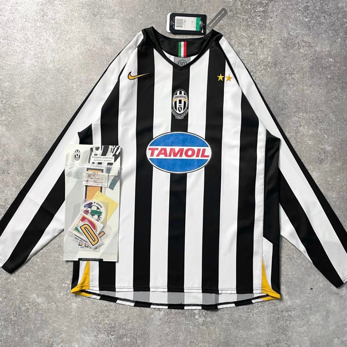 【正規品2005-2006 NIKE Juventus home L/S NEDVED #11】