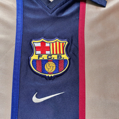 【正規品2001-2002 NIKE FC Barcelona away shirt】