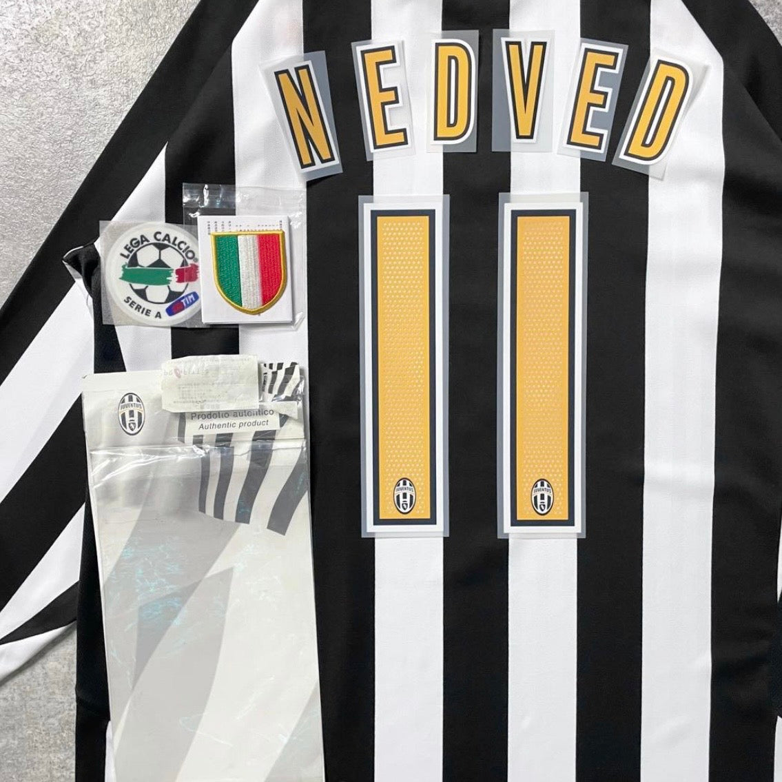 【正規品2005-2006 NIKE Juventus home L/S NEDVED #11】