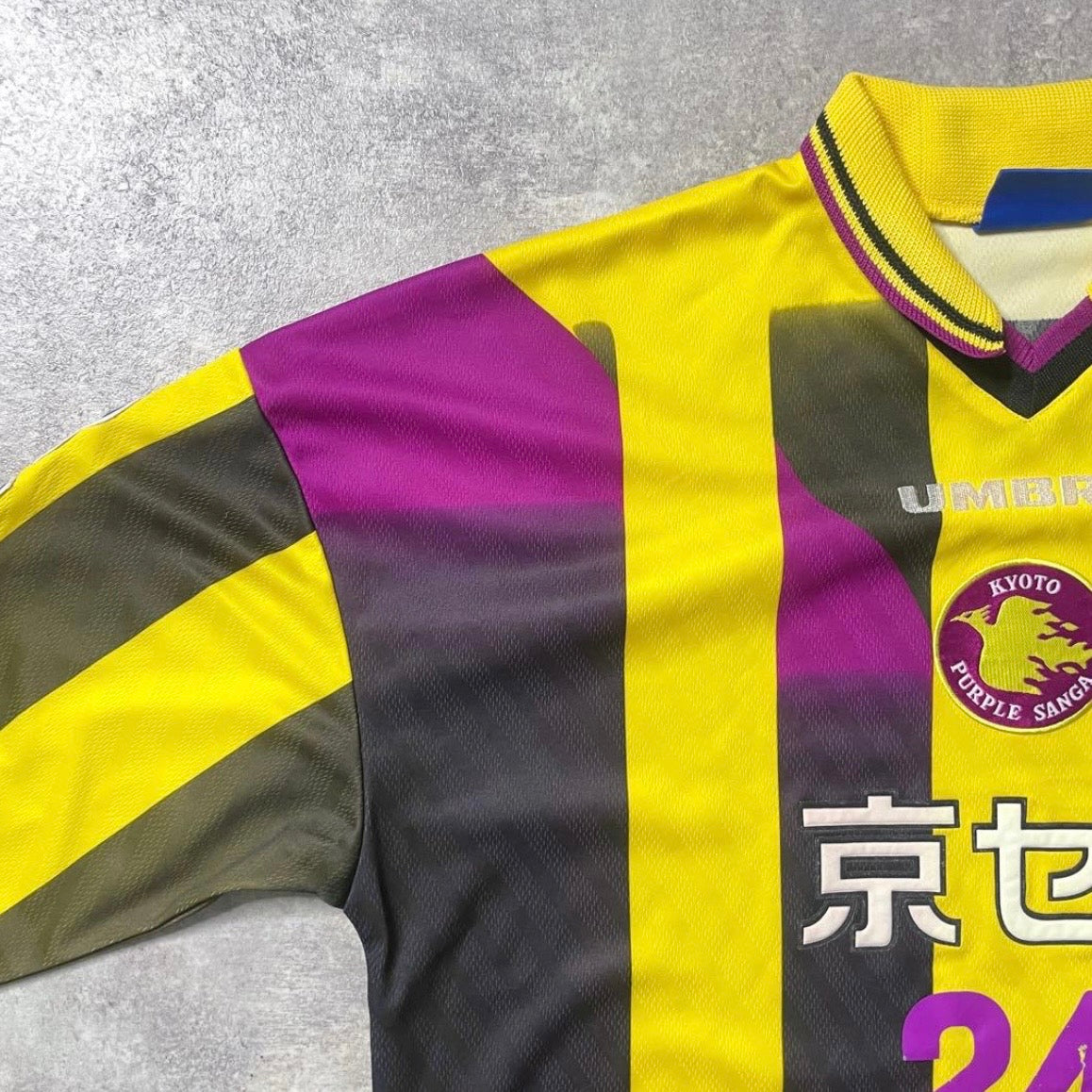 【正規品1997-1998 UMBRO 京都パープルサンガ away L/S #24】