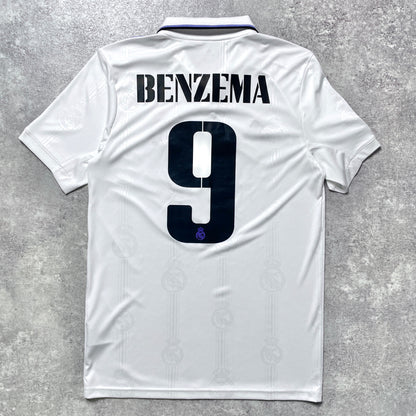 【正規品2022-2023 adidas Real Madrid home BENZEMA #9】