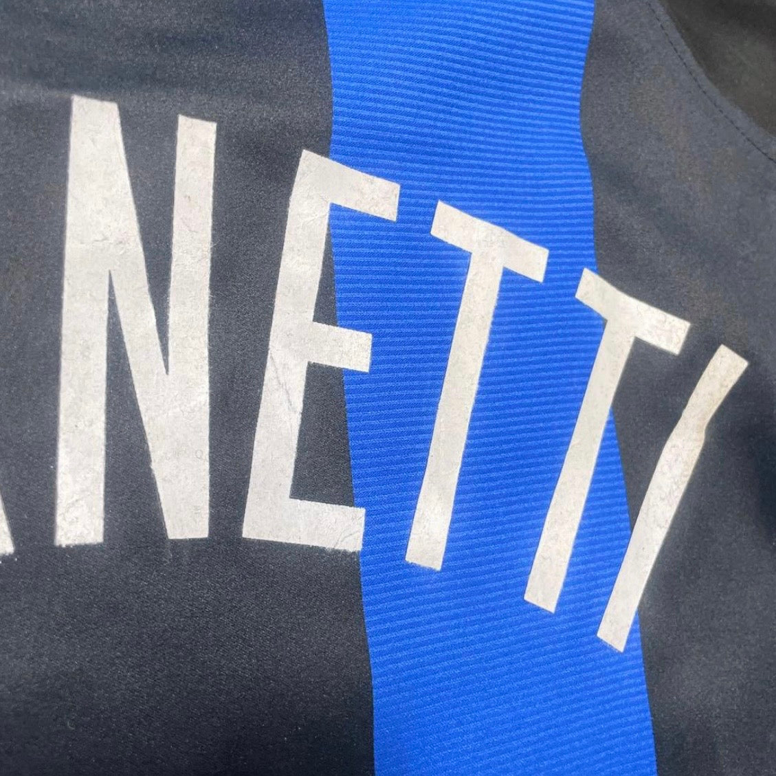 【正規選手支給品2004-2005 NIKE Inter home L/S ZANETTI #4】