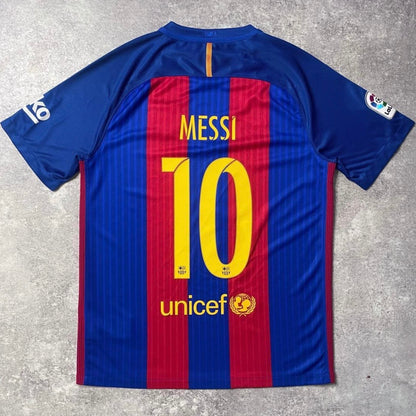 【正規品2016-2017 NIKE Barcelona home Messi #10】