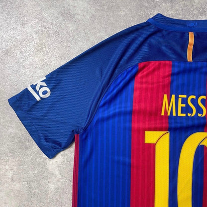 【正規品2016-2017 NIKE Barcelona home Messi #10】