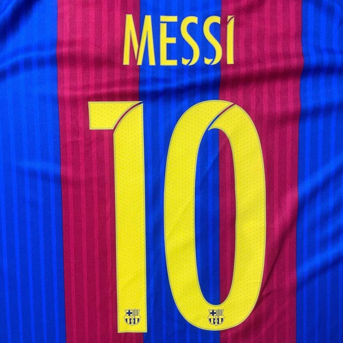 【正規品2016-2017 NIKE Barcelona home Messi #10】