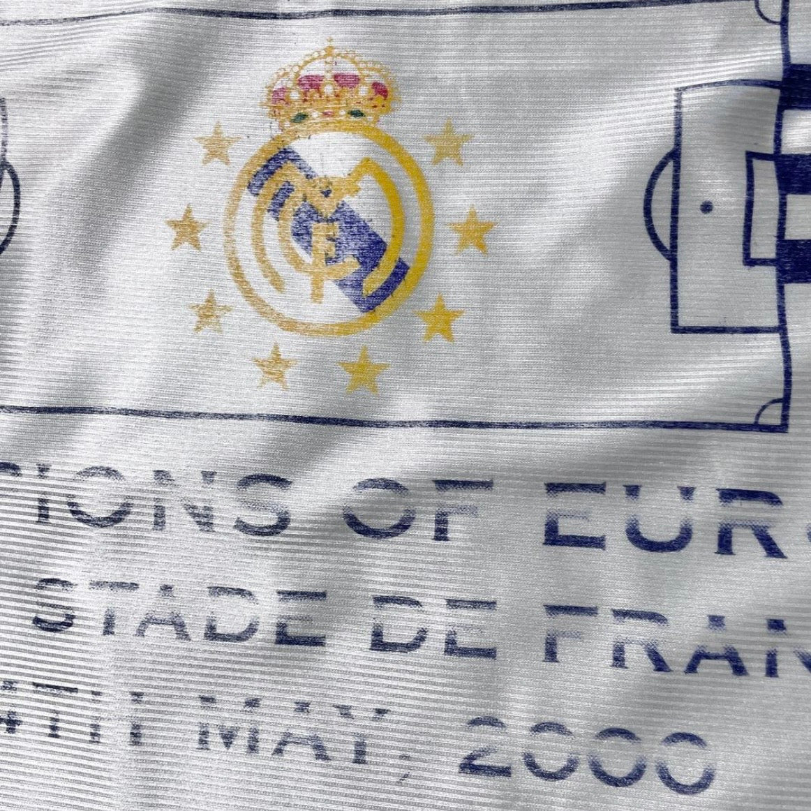 【正規品1999-2000 adidas Real Madrid home shirt UCL優勝記念】