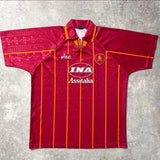 【正規品1996-1997 asics AS Roma home shirt】
