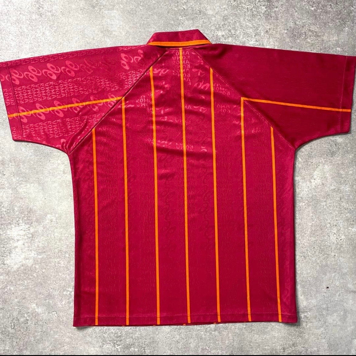 【正規品1996-1997 asics AS Roma home shirt】