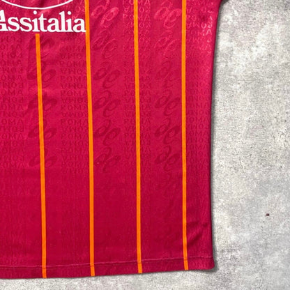 【正規品1996-1997 asics AS Roma home shirt】