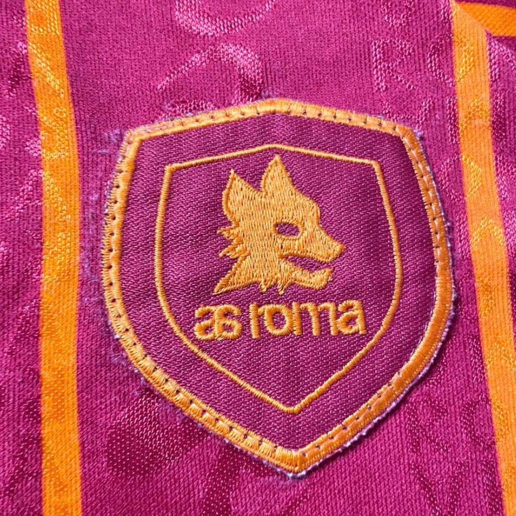 【正規品1996-1997 asics AS Roma home shirt】