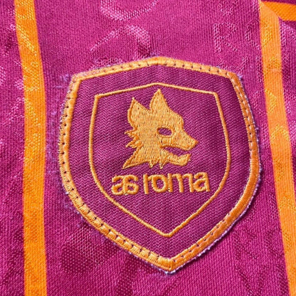 【正規品1996-1997 asics AS Roma home shirt】