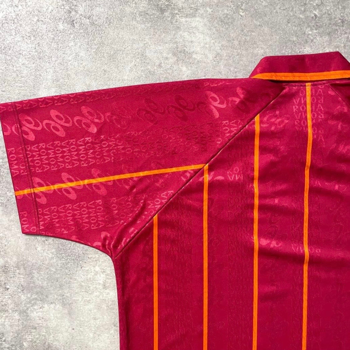 【正規品1996-1997 asics AS Roma home shirt】