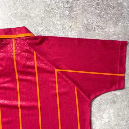 【正規品1996-1997 asics AS Roma home shirt】