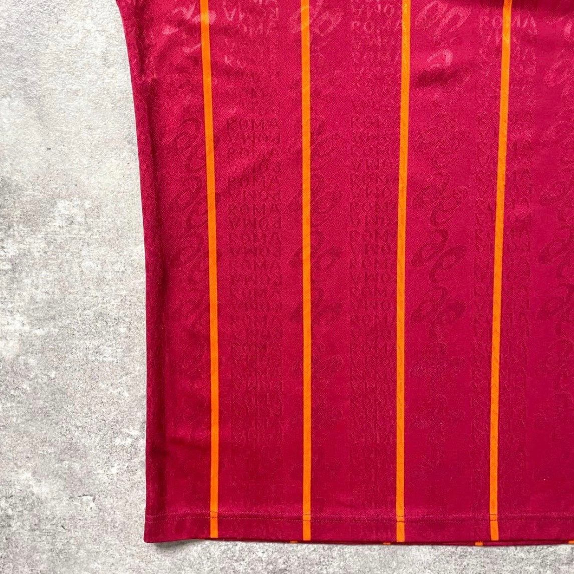 【正規品1996-1997 asics AS Roma home shirt】