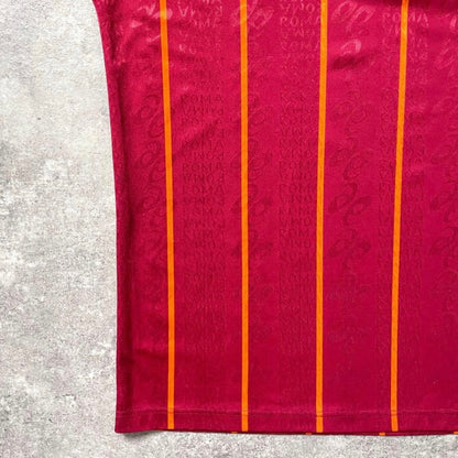 【正規品1996-1997 asics AS Roma home shirt】