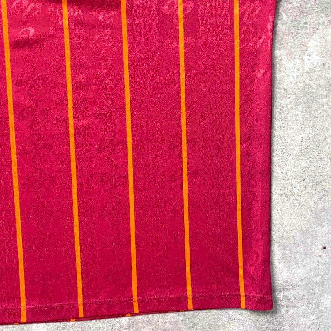 【正規品1996-1997 asics AS Roma home shirt】