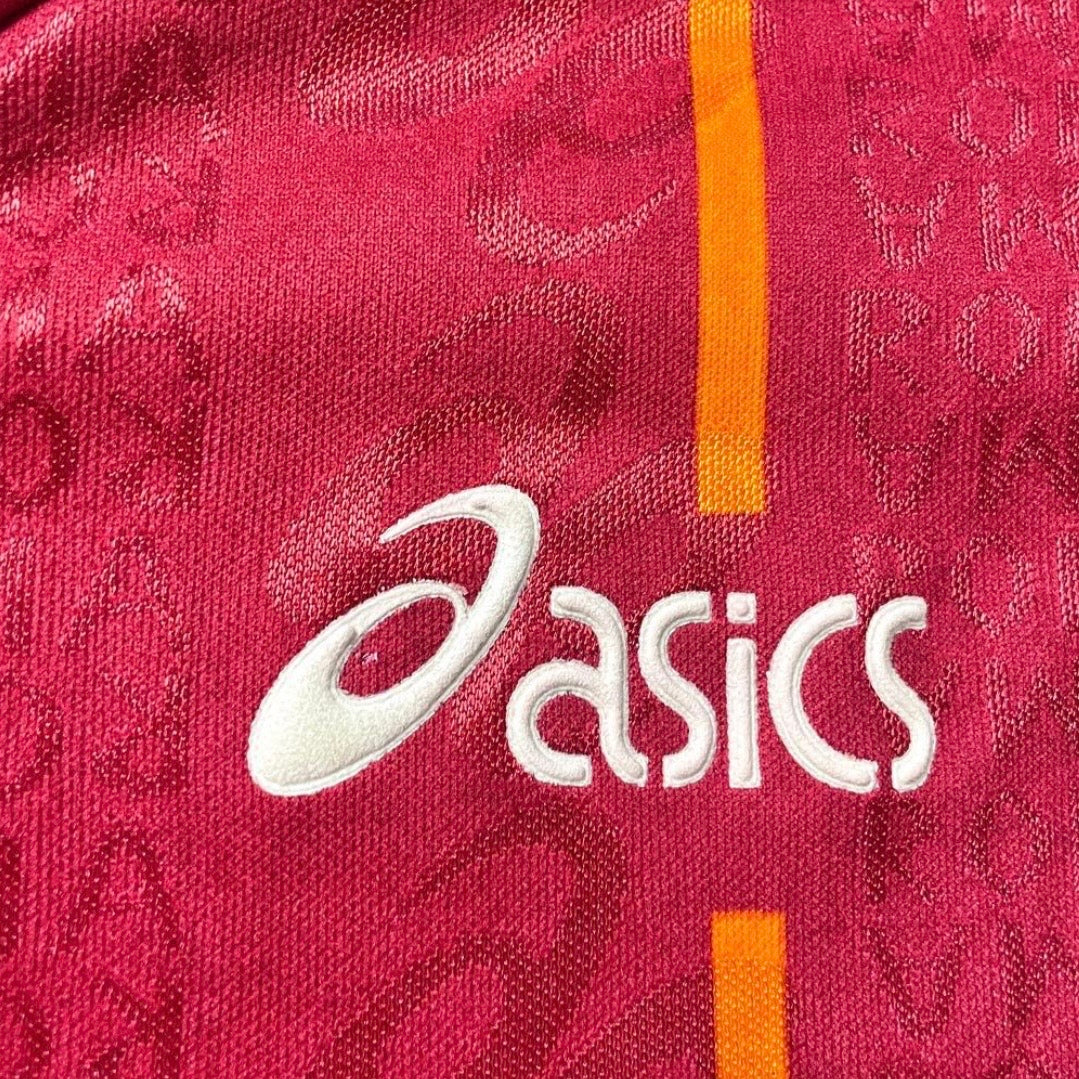 【正規品1996-1997 asics AS Roma home shirt】