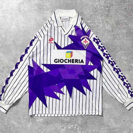 【正規品1991-1992 Lotto Fiorentina Away L/S shirt】