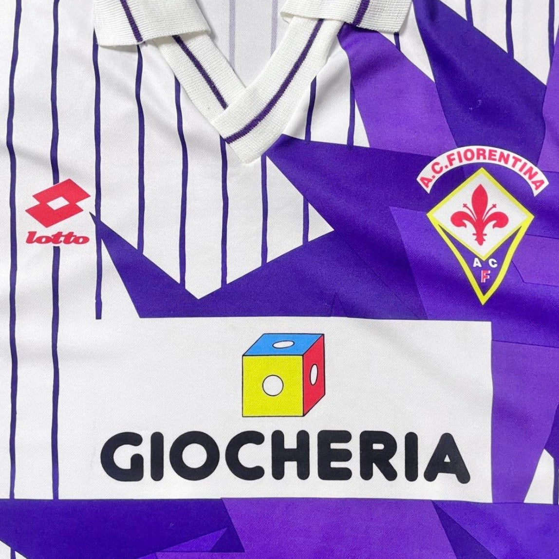 【正規品1991-1992 Lotto Fiorentina Away L/S shirt】