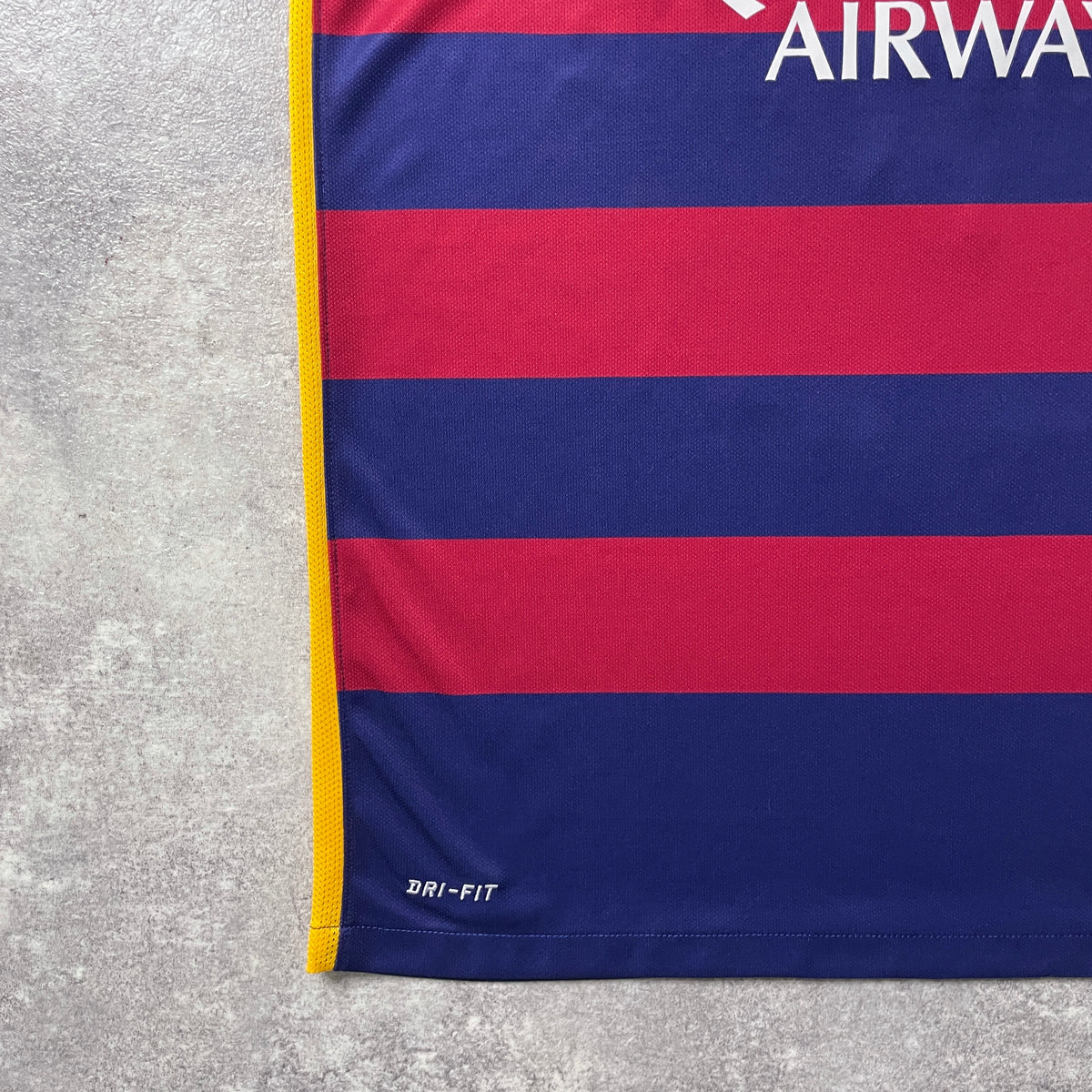 【正規品2015-2016 NIKE Barcelona home SUÁREZ #9】