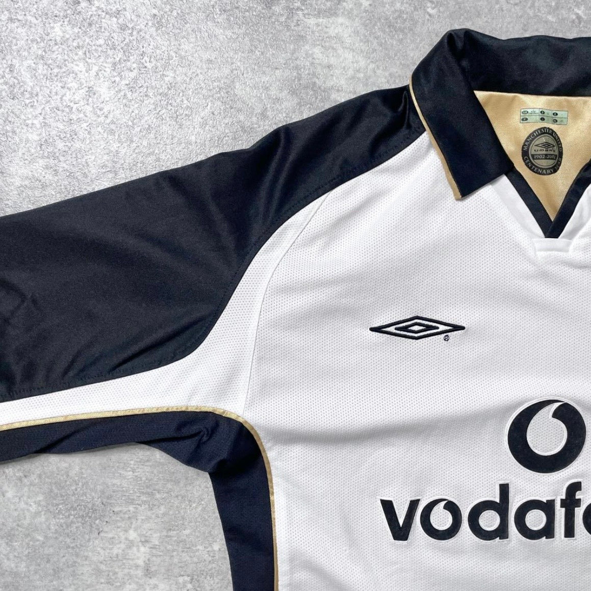 【正規品2001-2002 UMBRO Manchester United away/third L/S shirt】