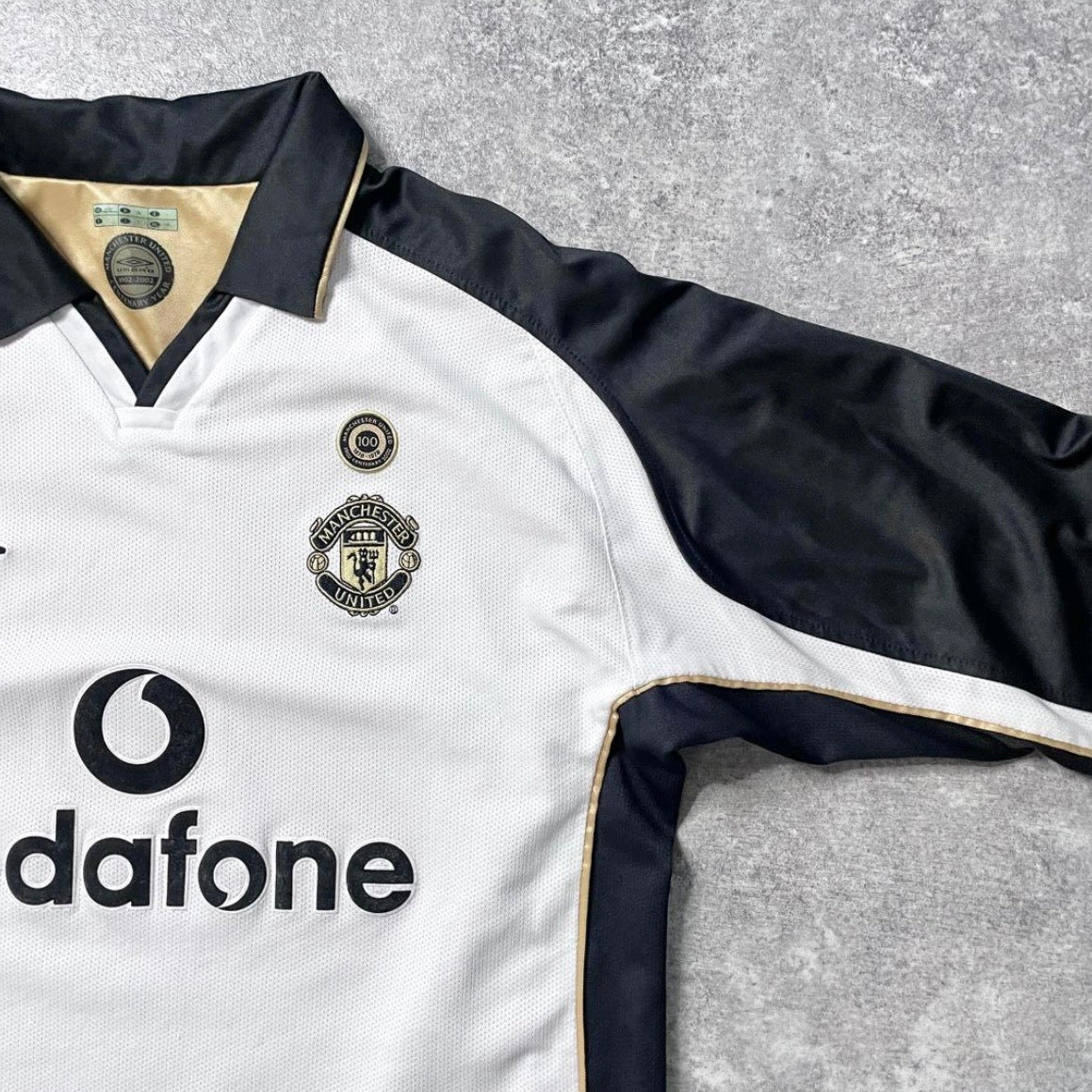【正規品2001-2002 UMBRO Manchester United away/third L/S shirt】