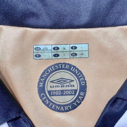 【正規品2001-2002 UMBRO Manchester United away/third L/S shirt】