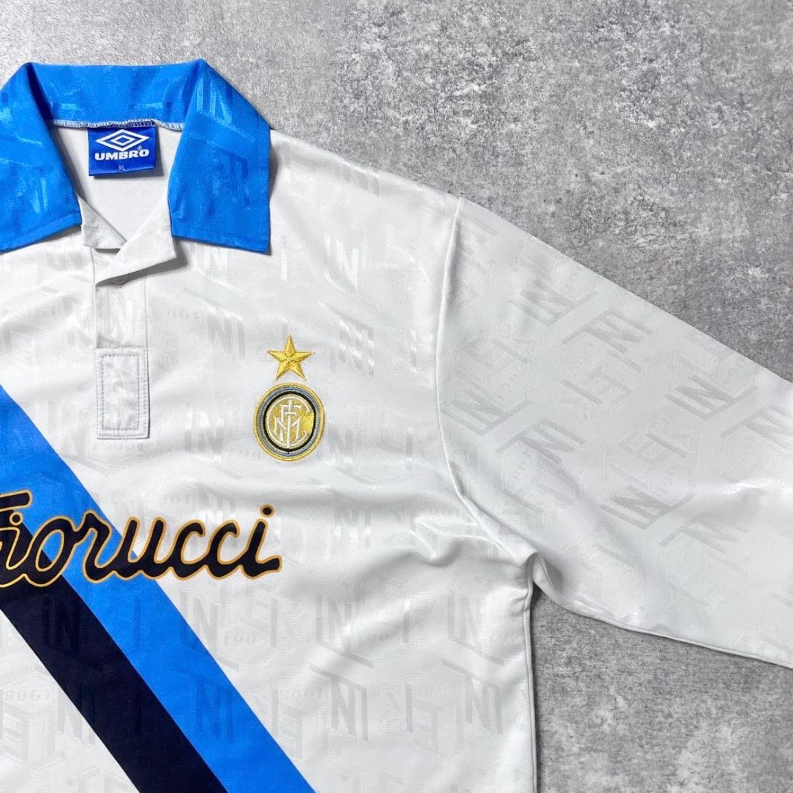 【正規選手支給品1993-1994 Umbro Inter away L/S shirt】