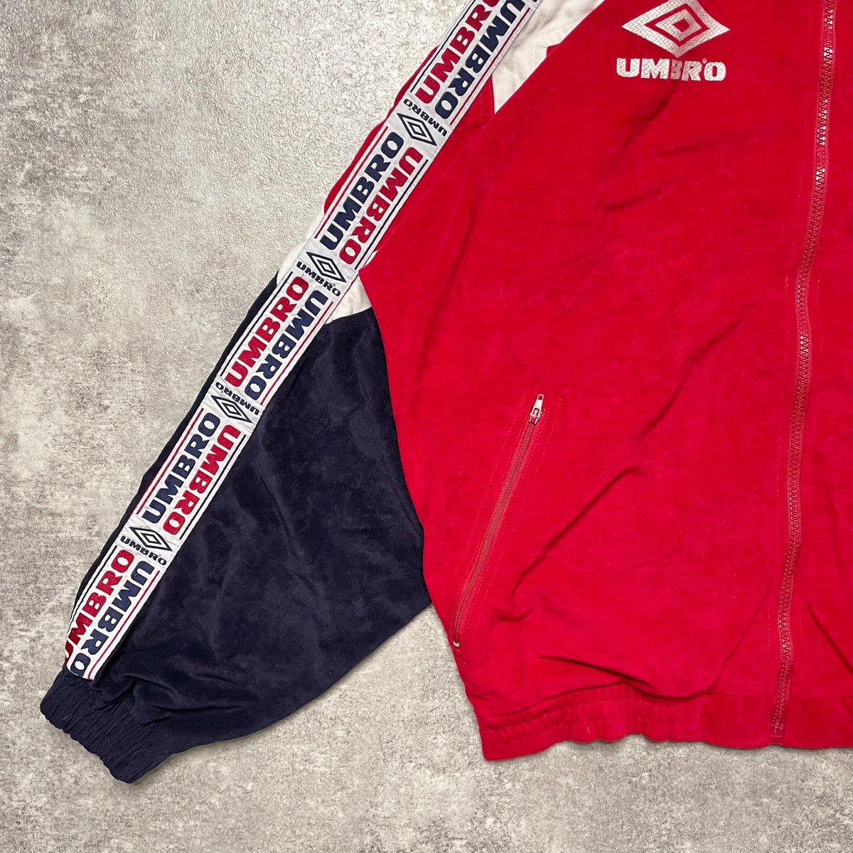 【正規品1998-1999 UMBRO Sevilla velours track jacket】