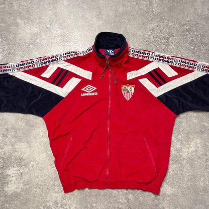 【正規品1998-1999 UMBRO Sevilla velours track jacket】