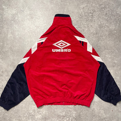 【正規品1998-1999 UMBRO Sevilla velours track jacket】