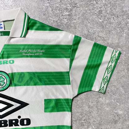 【正規品1997-1999 UMBRO Celtic Home shirt 優勝記念刺繍】
