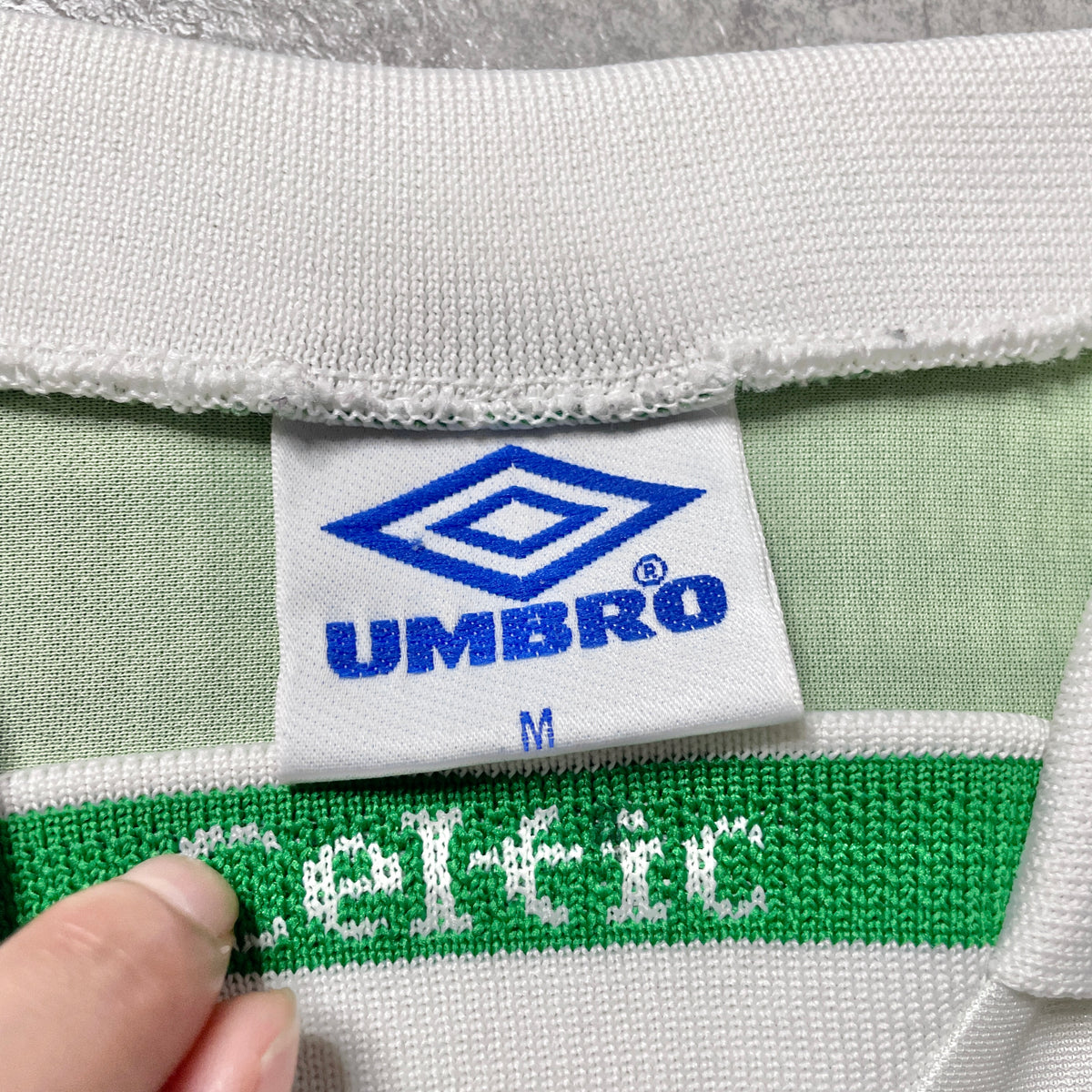 【正規品1997-1999 UMBRO Celtic Home shirt 優勝記念刺繍】