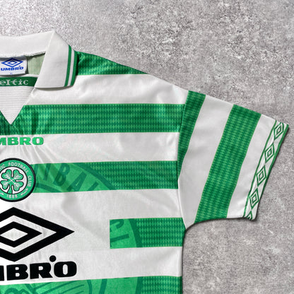 【正規品1997-1999 UMBRO Celtic Home shirt】