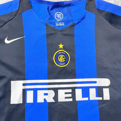 【正規品2004-2005 NIKE Inter Milan home ADRIANO #10】