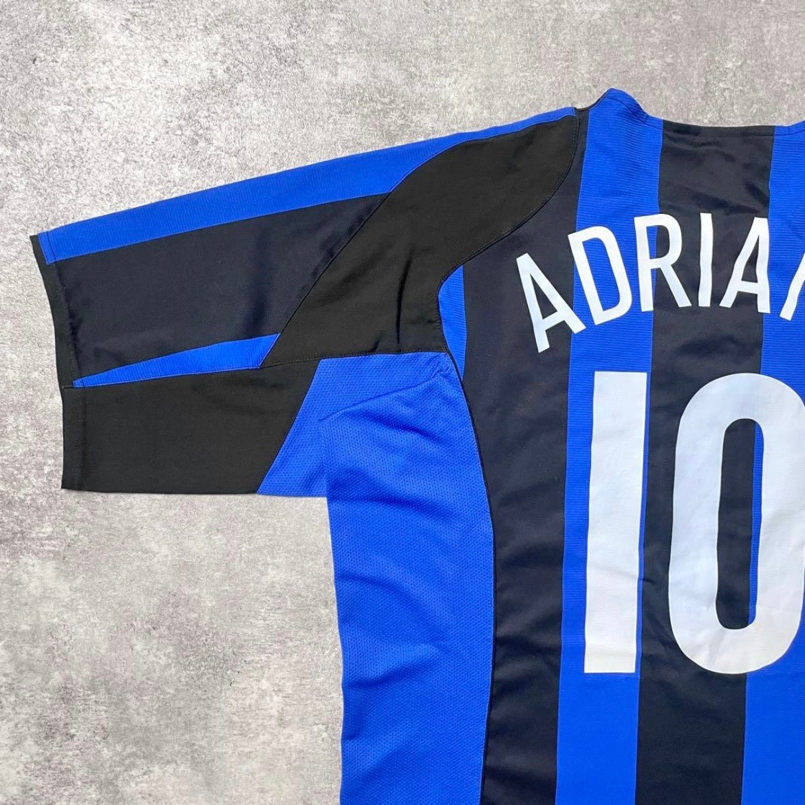 【正規品2004-2005 NIKE Inter Milan home ADRIANO #10】