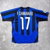 【正規品2003-2004 NIKE Inter Milan home Cannavaro #17】