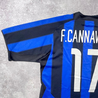 【正規品2003-2004 NIKE Inter Milan home Cannavaro #17】