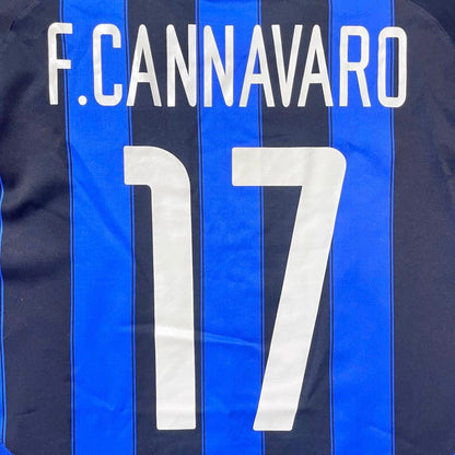 【正規品2003-2004 NIKE Inter Milan home Cannavaro #17】