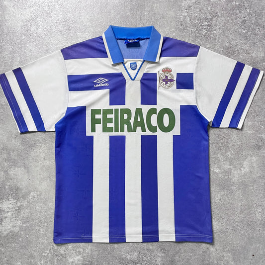 【正規品1993-1994 UMBRO Deportivo de La Coruna home】