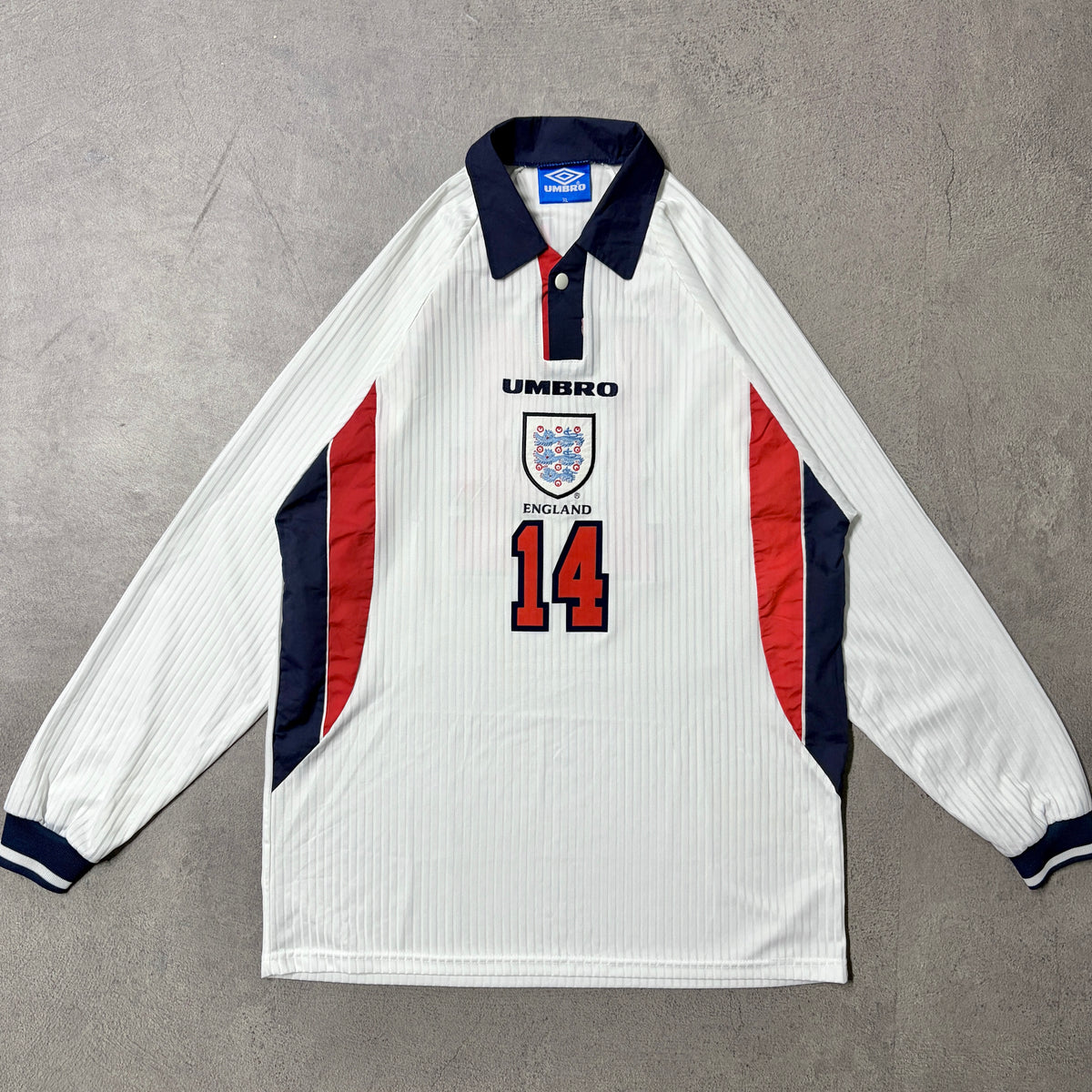 【イングランド代表/Jチャンバース/選手支給実使用/XLサイズ/1999U20W杯ホーム】1997-1999シーズン
