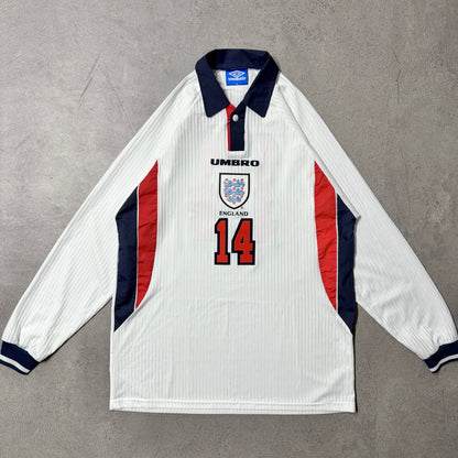 【イングランド代表/Jチャンバース/選手支給実使用/XLサイズ/1999U20W杯ホーム】1997-1999シーズン