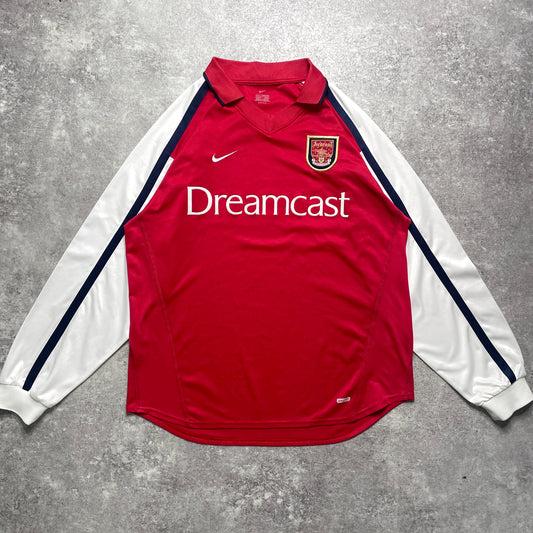 【正規品2000-2001 NIKE Arsenal home L/S shirt】