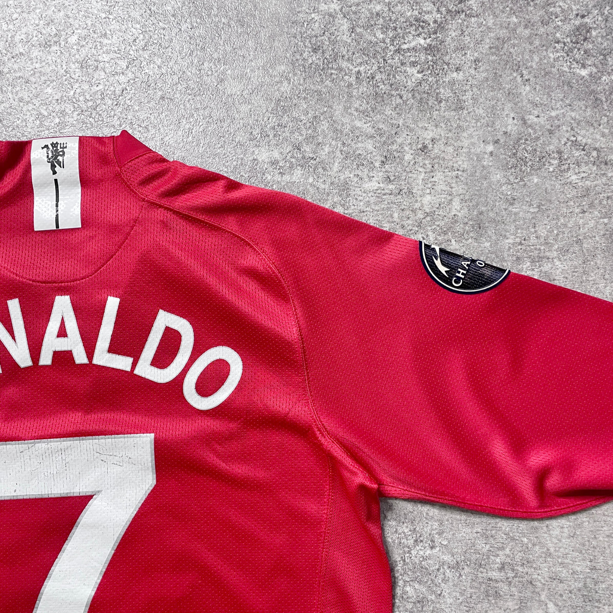 【正規品2007-2009 NIKE Manchester United UCL home L/S C.Ronaldo #7】