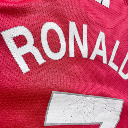【正規品2007-2009 NIKE Manchester United UCL home L/S C.Ronaldo #7】